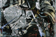 Long-desired Light, 2003,  180x120cm, oil and tempera on nettle