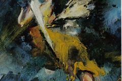 Engel, 2006, 100x80cm, Öl und Tempera auf Nessel