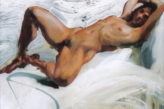 Simona, 2001, 110x140cm, Öl auf Leinwand