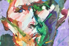 Gesicht - Tor zur Seele, 2005, 39,8x29,8cm, Pastell, Tusche, Acrylfarbe und Aquarell auf Papier